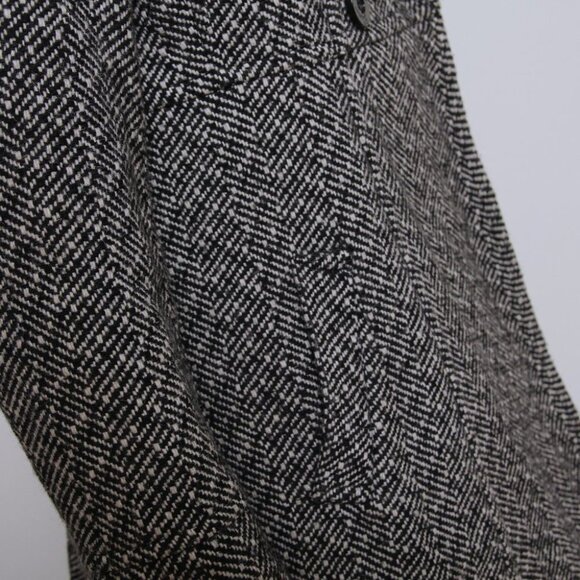 Guess Herringbone Double Breasted Wool Blend Coat - Picture 9 of 12